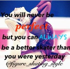 Practice makes perfect doesn't exist in the figure skating world ...