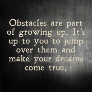Don't let obstacles stand in your way. #quotes #inspiration # ...