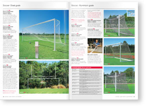 Senior international soccer net-3.5 mesh 7420 wide x 2600 high x 900 ...