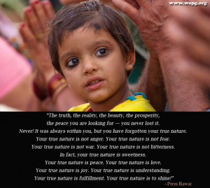 Words of Peace - Quotes of Prem Rawat www.wopg.org