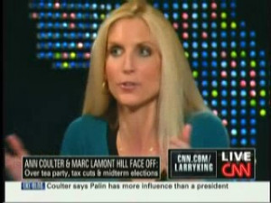 Ann Coulter on Monday explained to Larry King why so many Americans ...