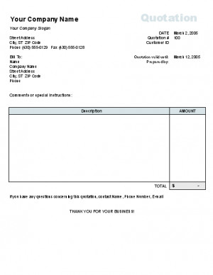 templates quotes forms free KN1BLkTT