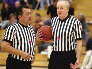 Those pink whistles being worn by Women’s Basketball Referees is to ...