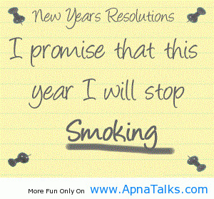 New Years Resolutions I Promise That This Year i Will Stop Smoking