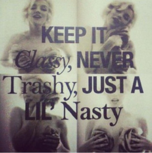 Stay Classy Marilyn Monroe Quotes Marilyn on keeping it classy