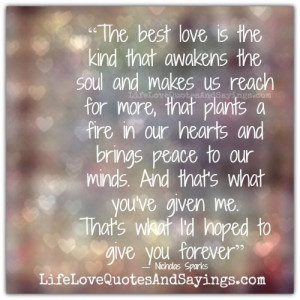 The Best Love Is..