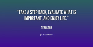 Taking Steps Back Quotes