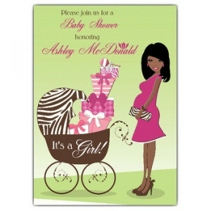 african american baby shower invitations