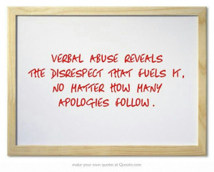 Verbal abuse