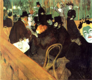 Al Moulin Rouge Henri de Toulouse-Lautrec