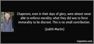 Judith Martin Quote