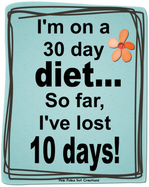 Published on January 2, 2013 in Thursday Thought-30 Day Diet Full ...