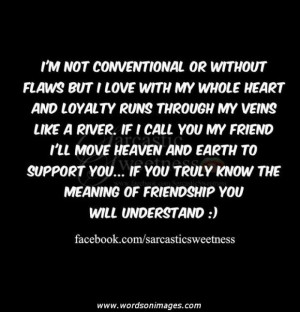 Friendship loyalty quotes