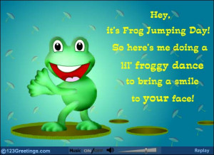 ... Pictures frog jumping day quotes and sayings famous frog jumping day