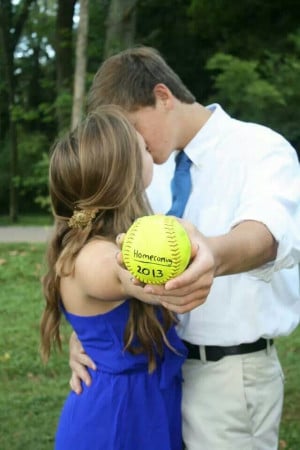 Baseball softball couple♥Pictures Ideas, Volleyball Homecoming Ideas