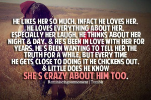 Crazy about each other.