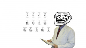 science funny meme doctor trollface swear words troll 1366x768 ...