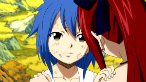 Levy tells Erza about the situation