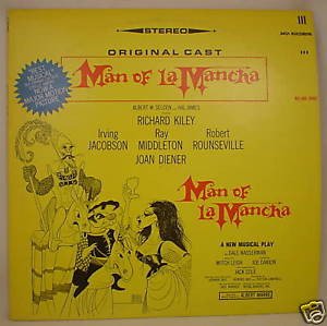 NM Man of La Mancha original cast LP Mitch Leigh