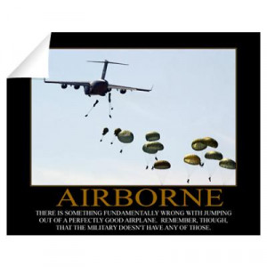 CafePress > Wall Art > Wall Decals > Airborne Motivational Wall Decal