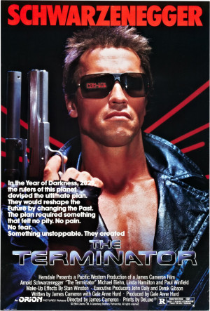 The Terminator movie poster (1984)