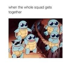 ... want to be in the Squirtle Squad, you were lying or misguided