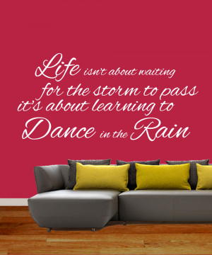 Learning-to-Dance-in-the-Rain-Art-Sticker-Mural-Quote-Easy-Peel-Stick ...