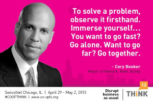 COOPTHINK Mayor Cory Booker on The Disruptive Force of Love.