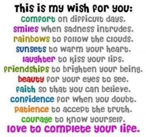 my wish for you