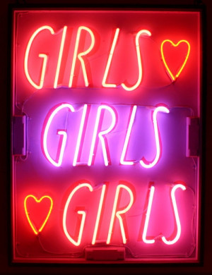 girls indie Grunge punk feminism Edgy Punk Rock neon sign soft grunge ...