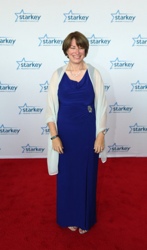 Amy Klobuchar Senator Amy Klobuchar walks the red carpet at the 2014