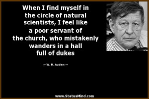 wanders in a hall full of dukes W H Auden Quotes StatusMind