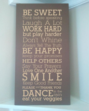 Beautiful 10x24 wooden board sign with quote by uniquevinyldesigns, $ ...