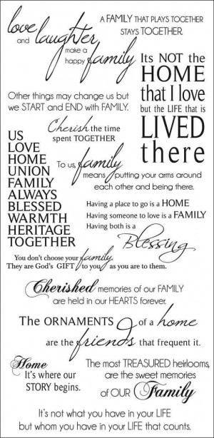 Family Rub-On Quotes 471424