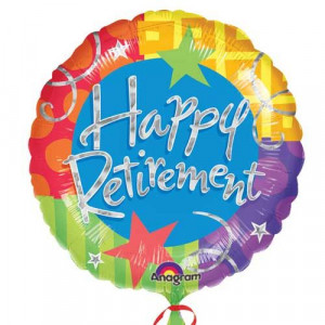 Retirement Balloons - Happy Retirement