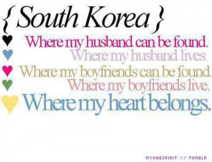 South Korea. My future is near.