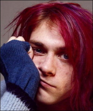 All Graphics » kurt cobain with red hair