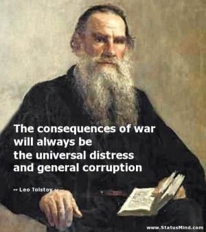 ... distress and general corruption - Leo Tolstoy Quotes - StatusMind.com
