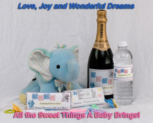 ... Candy Bar Wrappers and Bottle Labels for Baby Shower Favors