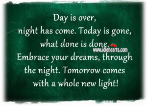 Tomorrow Comes With A Whole New Light!