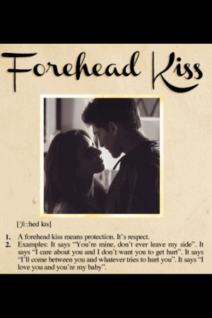 Forehead kisses xxxx