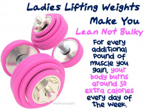 Women Lifting Weights Quotes Lifting weights make you lean
