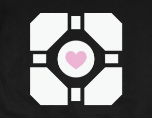 Go Back > Gallery For > Portal Signs Companion Cube