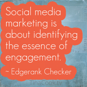 Social Media Marketing Quote by Edgerank Checker