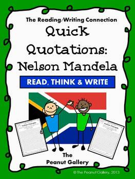 FREE) Quick Quotations: Nelson Mandela