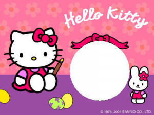 Convite da Hello Kitty