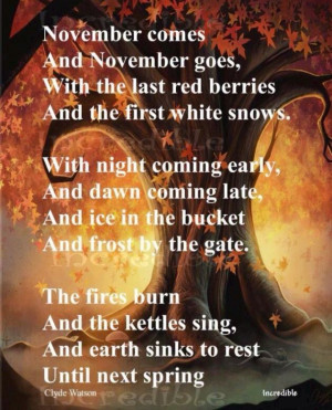 Fall.. November.. Beautiful quotes