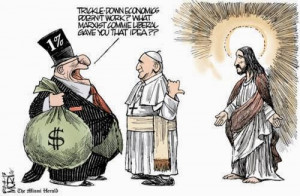 13 Political Cartoons on Pope Francis & the Economy of Inequality