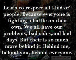 Quotes about respect all kind of people