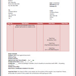 Goods Export Quote Template